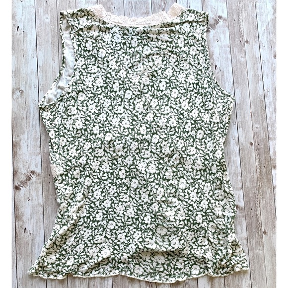 Crazy Horse floral babydoll tank top blouse cami - Picture 2 of 4